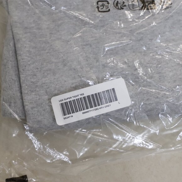 Supreme UGK Super Tight T-Shirt Grey size Large - Picture 2 of 2